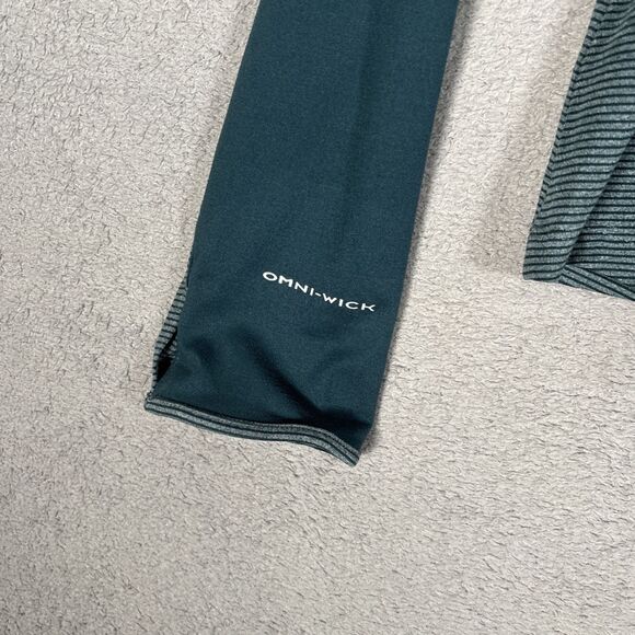 Columbia Cross Trails Half Zip Long Sleeve Pullover Shirt Womens Size XL Green - Picture 10 of 11